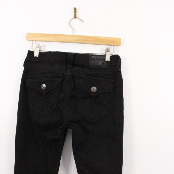 *True Religion Tara Side Zip Skinny Jeans - Picture 4 of 7